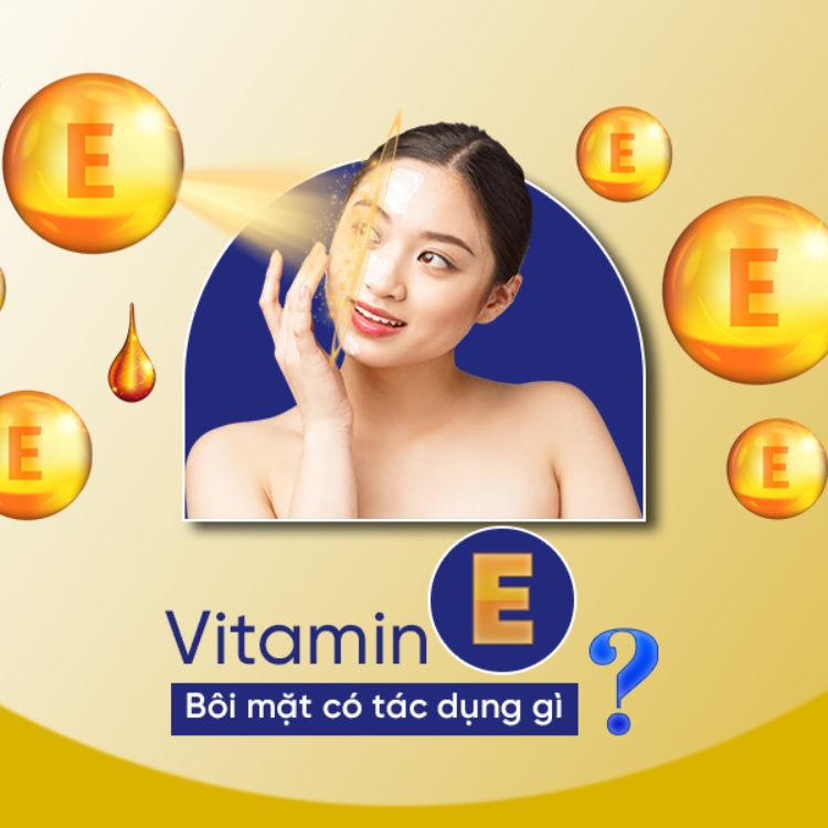 vitamin E thường được sử dụng rất nhiều trong các sản phẩm dưỡng da, bao gồm cả kem dưỡng ẩm và serum, công dụng chính là cung cấp các dưỡng chất bên trong vitamin E và dưỡng ẩm cho da mặt. 