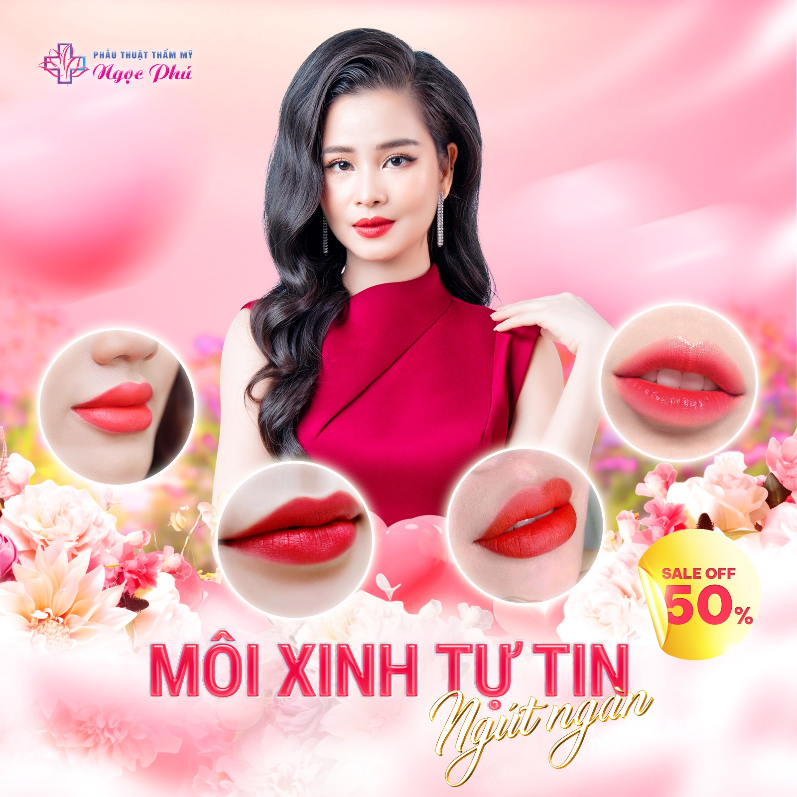 Thẩm mỹ Ngọc Phú là một trong những địa chỉ phun môi đẹp, uy tín tại TP Hồ Chí Minh được nhiều khách hàng tin tưởng lựa chọn.