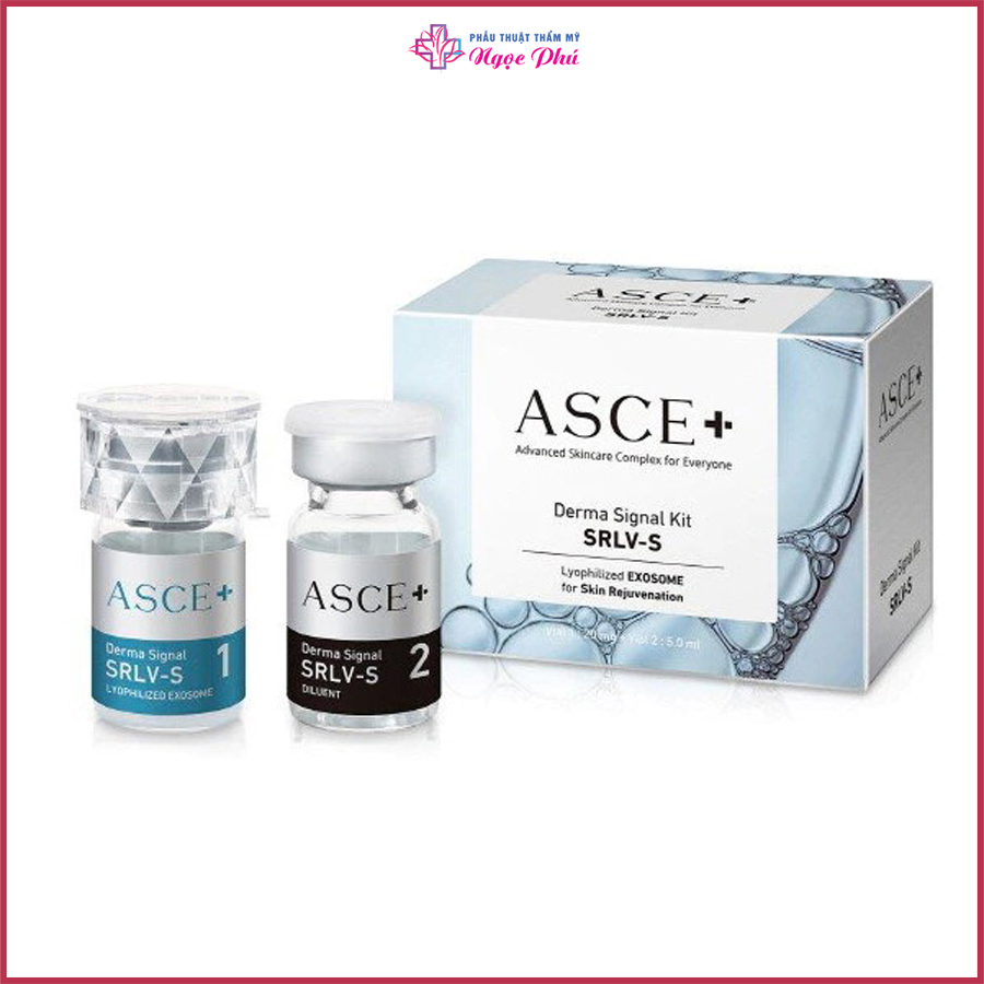 Meso Asce có hoạt chất chính là Exosome , có tác dụng ngăn ngừa lão hóa, tái tạo và phục hồi làn da bị tổn thương.